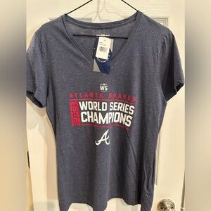 2021 Atlanta Braves World Series Champions Medium NWT